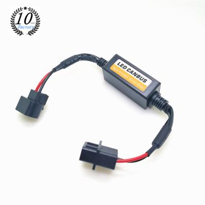 China Universal Factory Supply SKYEARTH System LED Headlight Canbus Decoder EMC Auto Lighting Anti Blink Resistor H16 Error Free Canceller for sale