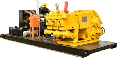 China Diesel Engine HDD Mud Triplex Reciprocating Pump 1500hp Horizontal for sale