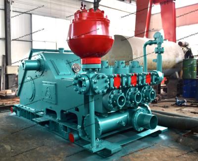 China flange 5000psi Outlet Dia. Triplex Mud Pump with 12 305 Stroke Length and 1600HP/1193kw Power Rating for sale