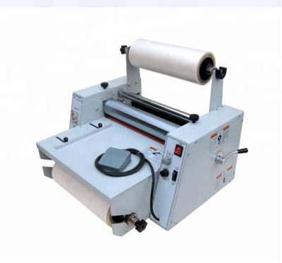 China 4 rollers Automatic Lamination Roll Laminator Machine Hot / Cold For A3 A4 Size LM450 for sale