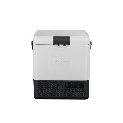 China Detachable 15L Electric Control Brick P15 MINI Battery/Ice Ice Dual Battery Fishing Cooler DC Compressor Detachable Camping Picnic Vaccine Box for sale