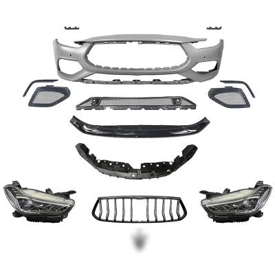 China Wholesale Auto Car Front Bumper Body Kits ABS Body Kits Spare Parts For MaseratiGhibli MODENA S for sale