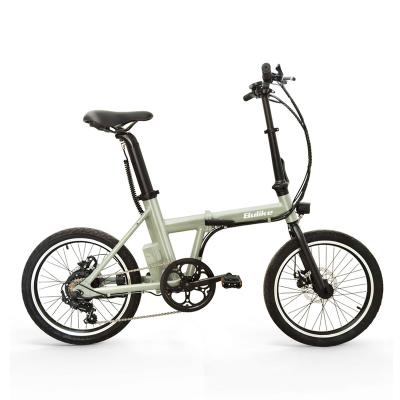 China Aluminum Alloy OEM 20inch 36v 250W 32KM/H Speed ​​City Bike Folding Electric E-Bike for sale