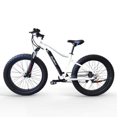 China 2022 36v 350w alloy aluminum big power 26 inch fat tire bike mountain electric ebike for sale