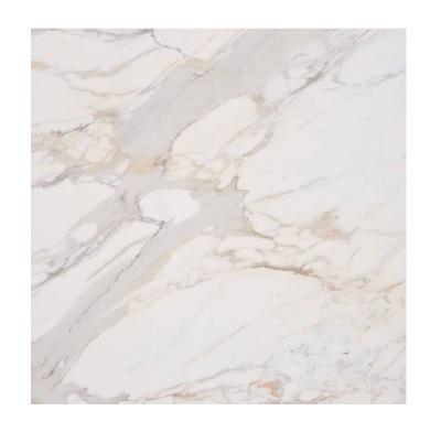 China Modern Italian Calacatta White Gold Marble Living Room Floors for sale