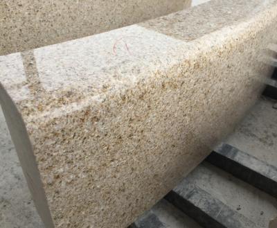 China Modern Chinese Yellow G682 Polished Granite Curb Curved for sale