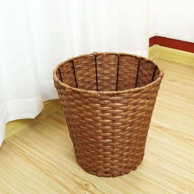 China Outdoor Picnic Baskets Low Price Homedecor Strip Plastic Bucket Viable Large Capacity Storage Picnic Baskets for sale