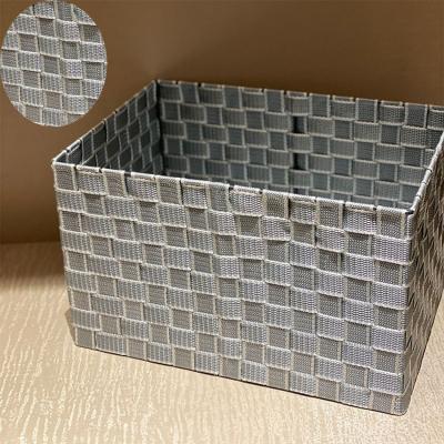 China Wholesale High Quality Folded Folding Nylon Outdoor Baskets Stored Strip Storage Box Large Capacity Picnic Storage for sale