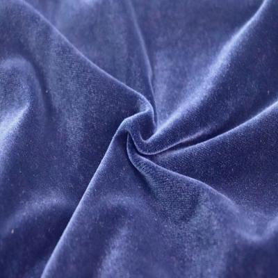 China Wholesale 94% Anti Pill QY Polyester 6% Spandex Knitted Super Soft Sueded Velvet Fabric For Toys for sale