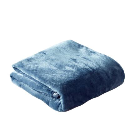 China Anti-Static New Arrive Warm Polyester Brush Fabric Fleece Blanket for sale