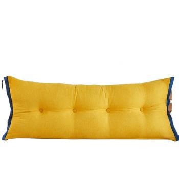 China High quality anti-static long back support yellow pillow for home and hotel for sale