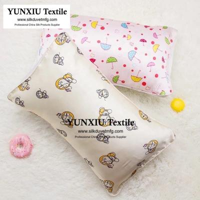 China 19mm/22mm/25mm Double Side Silk Pillow Cover Non-Toxic For Skin Dust Mites Multi Colors Stock No Minimum Quantity Requests for sale