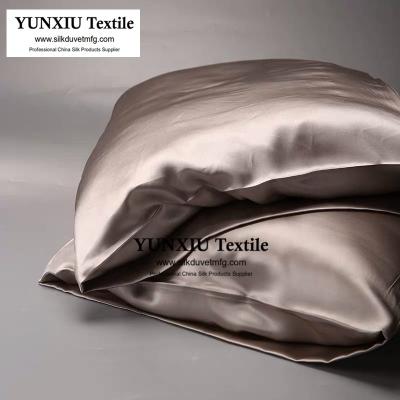 China Non-Toxic Pure Silk Pillowcase Brand For Skin And Hair Anti Wrinkes Anti Mites Pass SGS/ITS for sale