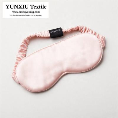 China wholesale custom made Anti-wrinkle silk eyemask filled 100 mulberry silk min no multi colors as regular stock for sale