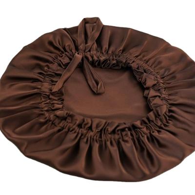 China Verified Silk Hair Hoods Sleeping Cap Women For Sleeping Natural Hair Multi Colors No Minimum for sale