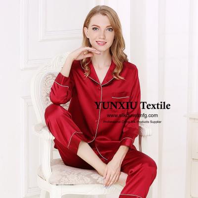 China 2019 Hotsale 100 19mm Mulberry Silk Pajamas Breathable Durable for sale