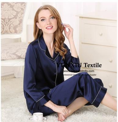 China 2019 Hotsale 100 19mm Mulberry Silk Pajamas Breathable Durable for sale