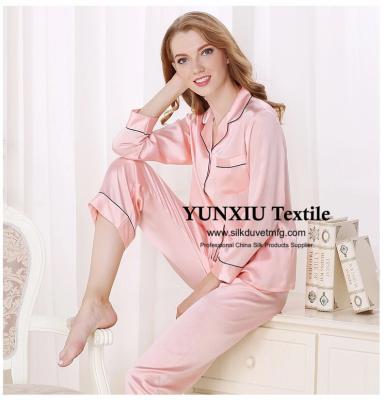 China Breathable Durable 19momme Nightgowns Real Silk Sleepwear For Woman for sale