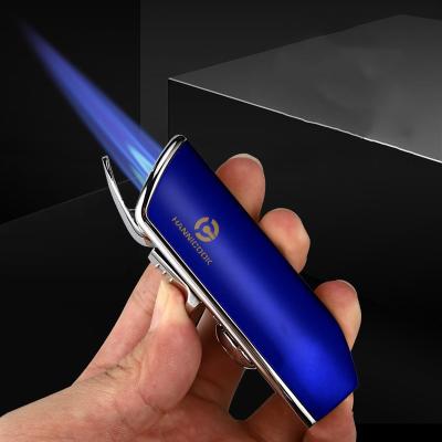 China Adjustable And Windproof Torch Strong Fuel Eco - Friendly Refillable Cigar Lighter for sale