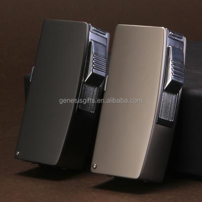 China New arrival eco-friendly double torch jet cohiba lighters, pocket lighter refill, china lighter factories for sale