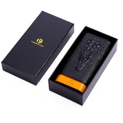 China Good Quality Eco-friendly Travel Cigar Carrying Case 3 - Finger Leather Cigar Case for sale