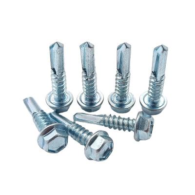 China China Supplier Hex Head White Head Nails Self Drilling Hex Screw for sale