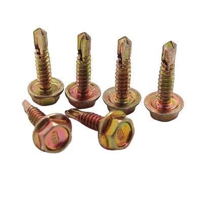 China Factory Supply Directly Hexagonal Head Hex Washer Head Metal Roofing Screws Self Drilling Screw for sale