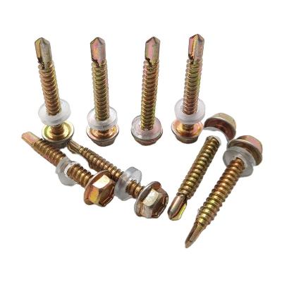 China Wholesale High Quality Hex Head Hex Head Carbon Steel Nail Self Drilling Screw for sale