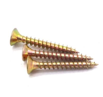 China Factory Supply CSK Double Head Countersunk Particalboard Screw Wood Screws for sale