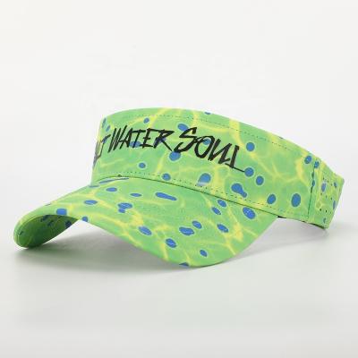 China Wholesale Custom High Quality Outdoor Sublimation Printing Logo Outdoor Sports Golf Cap, Sun Visor, Beach Hat for sale