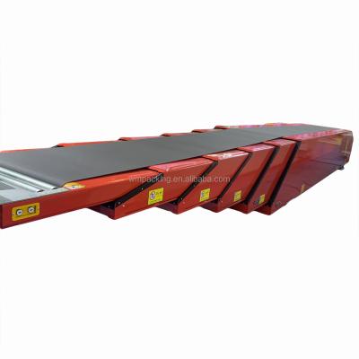 China Truck/Container Heat Resistant Telescopic Load Or Unload Belt Conveyor for sale