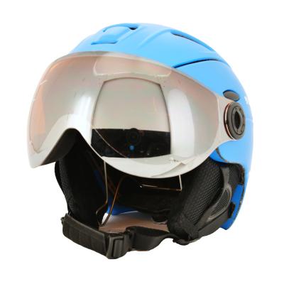 China Adults Snow Helmet Adults Force Collar Adjustable Snow Ski Helmet With Visor for sale