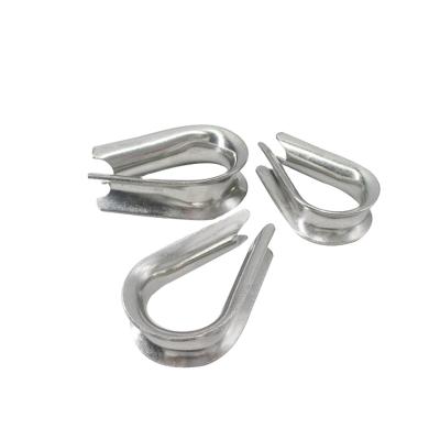 China Airline Accessories Manufacturers Produce High Quality Wire Rope Dice Sleeve Triangle Ring Chicken Heart Ring for sale