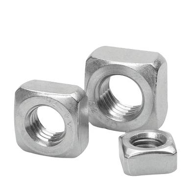 China Stainless steel manufacturers directly sell the high quality square head thick nuts for sale