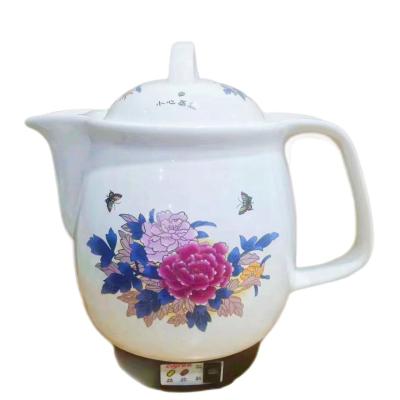 China CE Certified Cultural Electric Cooking Ceramics Traditional Chinese Medicine Soup Pot for sale