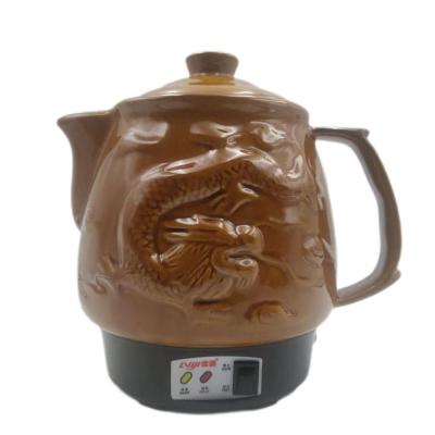 China Cover Style Ceramics Traditional Ceramic Chinese Medicine Pot/Ceramic Cooker in Brown for sale