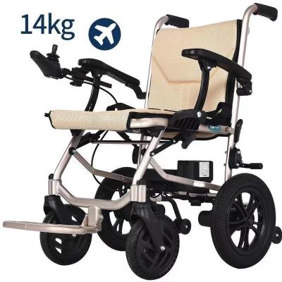 China Single Sided Dual Motor Compact and Portable Electric Wheelchair for Travel 14kg for sale