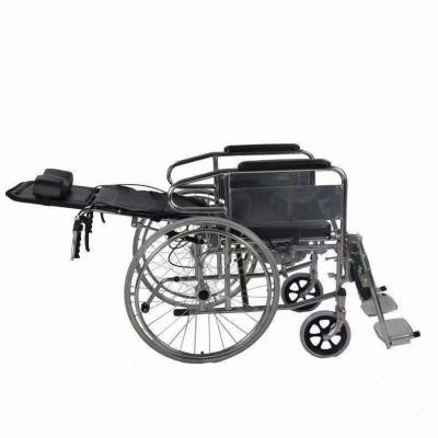 China Black Lightweight Folding Manual Wheelchair for Comfortable Mobility for sale