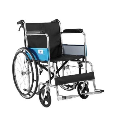 China 20 Hardness Portable Foldable Manual Wheelchair for Elderly and Disabled for sale