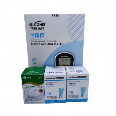 China Professional Blood Glucose Meter and Test Strips Accurate Self Testing for Blood Sugar for sale