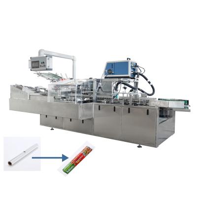 China Automatic Packaging Industry Carton Box Packing Machine Aluminum Foil Cartoning Machine With Hot Glue Machine for sale