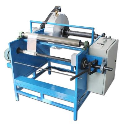 China Cost Effective Small Type Food Wrapping Rewinder Aluminum Foil Roll Rewinding Machine High Speed ​​Manual for sale