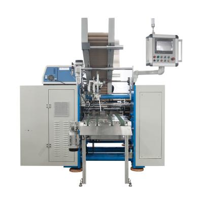 China Automatic Food Aluminum Foil Food Wrapping Machine Aluminum Foil Roll Rewinding Machine for sale