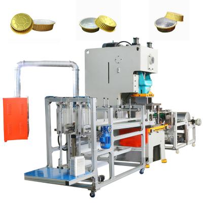 China Aluminum Foil Wooden Professional Automatic Restaurant Maker Takeout Container Making Machine for sale