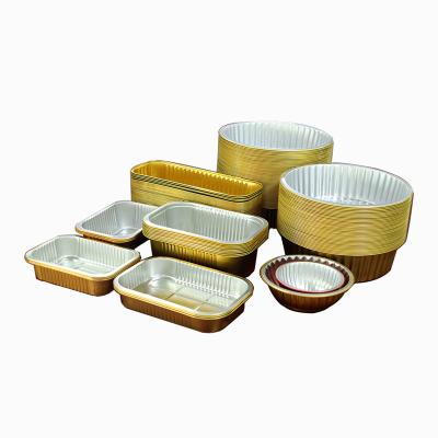 China Food Guaranteed Quality Price Suitable Container Aluminum Foil Baking Smooth Wall Aluminum Foil Container for sale