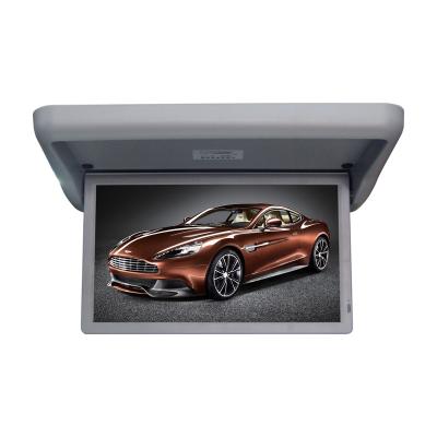 China 19 Inch Ceiling Auto Flip Down Lcd Display Motorized Roof Stereo Mounted Bus TV Car Monitor for sale