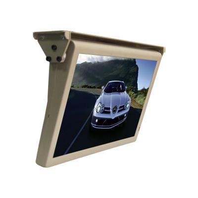 China Anto Electronic Mounted Roof Mount GPS Tracker Car Bus LCD TV Ceiling Monitor Flip Down Monitor GPS for sale