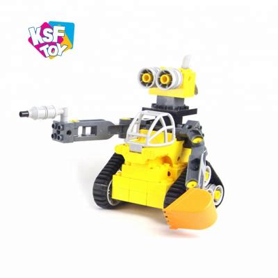 China DIY TOY 43 Pcs Plastic Track Toys Building Block Series Robot For Boys for sale