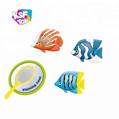 China Plastic Sea Fish Toy Game Fishing Toy Fishes Educational Mini Water Models For Children for sale