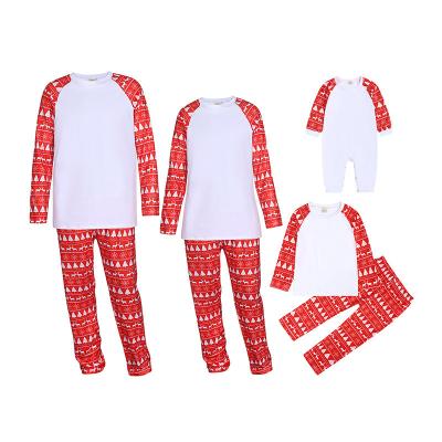 China 2021 QUICK DRY Christmas Pajamas Set Custom Made Parent-child Plaid Print Sleepwear Family Matching Pajamas for sale